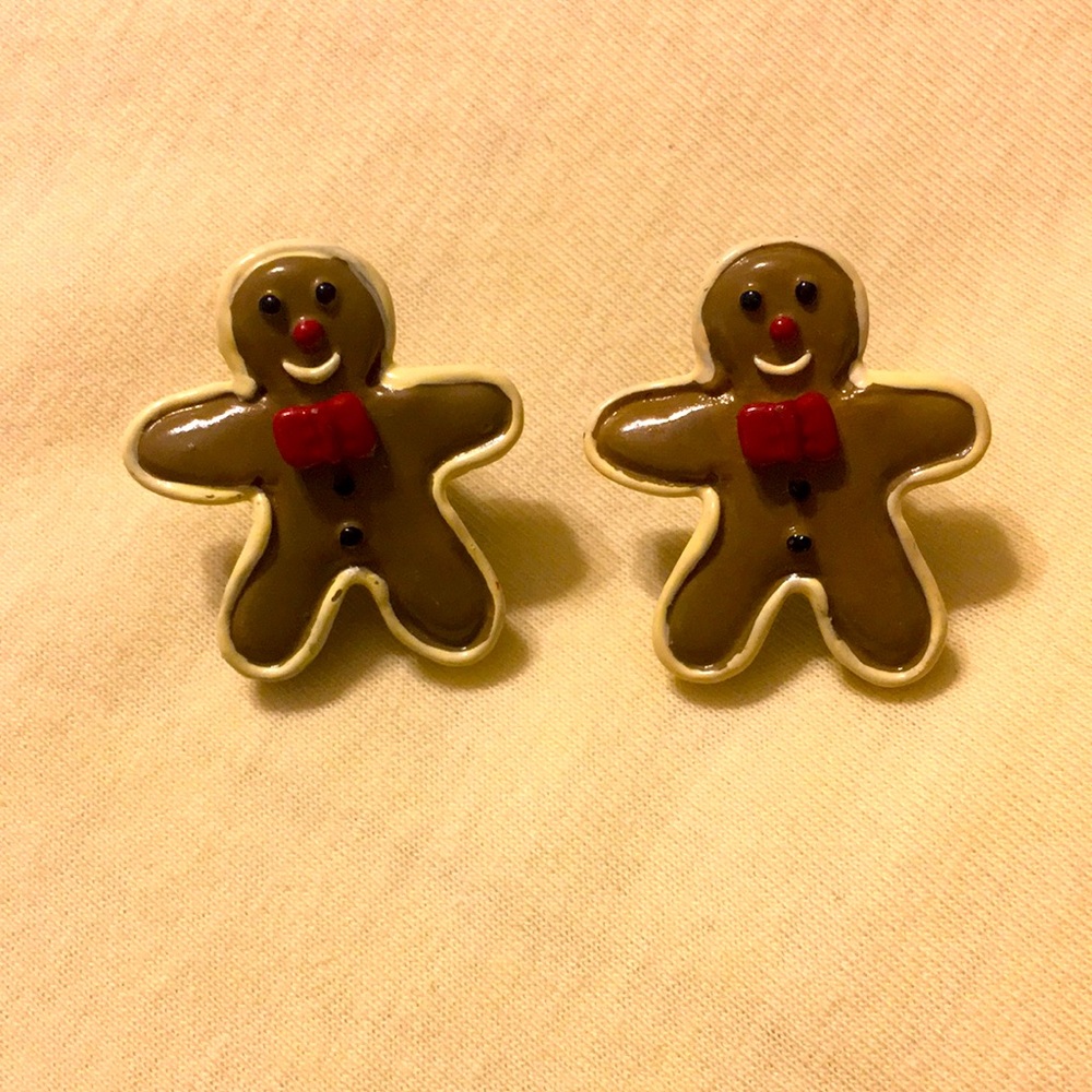 Gingerbread Holiday Earrings